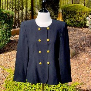 LIZ CLAIBORNE PETITE DRESSES BLAZER - 10P